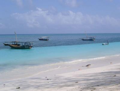Am Strand in Nungwi