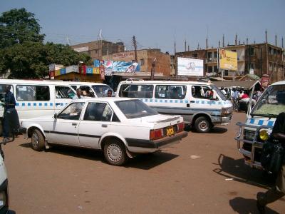 Busstation in Jinja