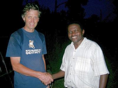 Nach dem Waldspaziergang mit Mohamed