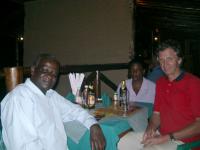 Dinner am Lake Bunyonyi