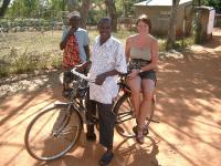 Helga auf dem Boda Boda